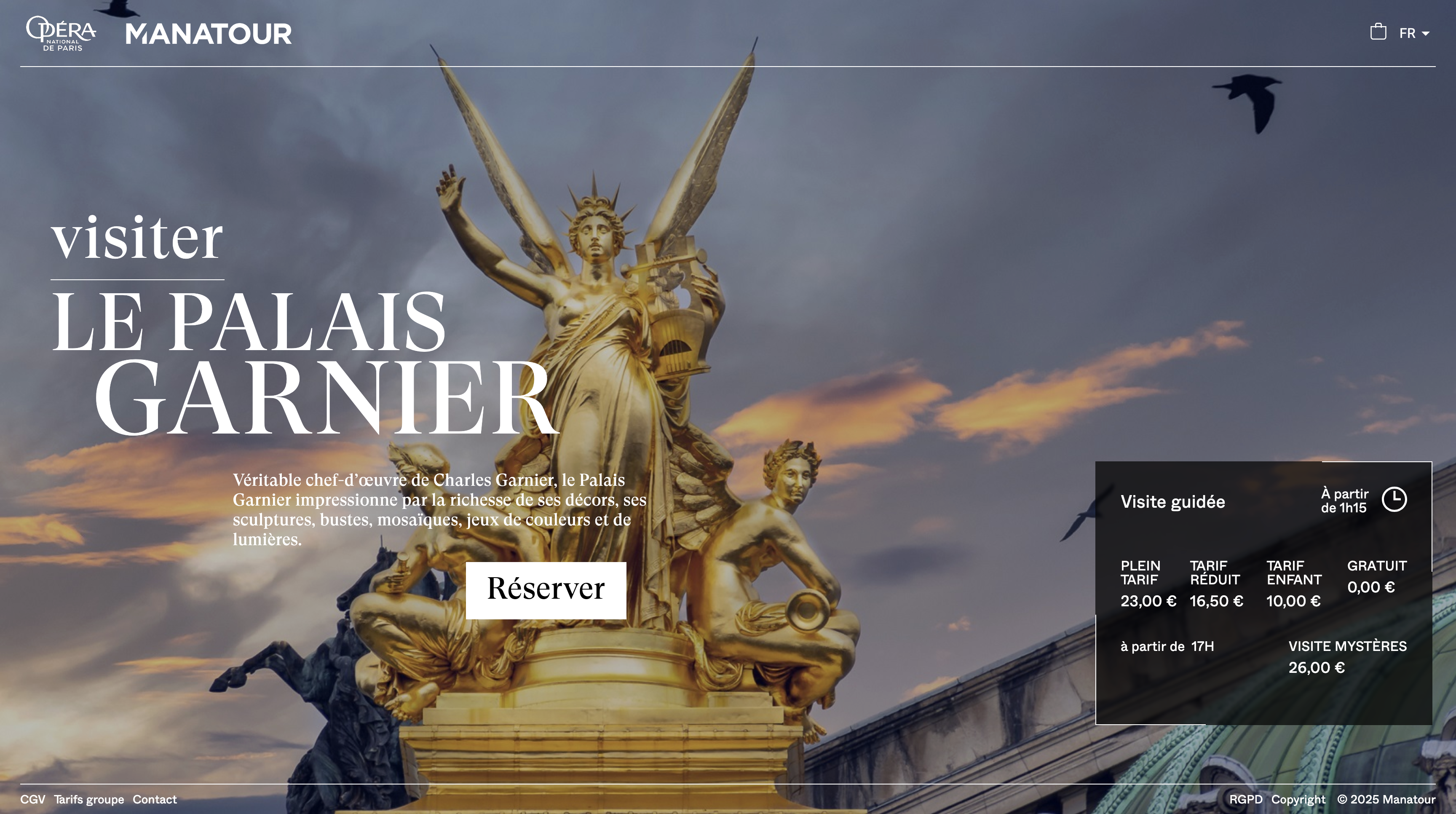 Manatour Opéra Garnier