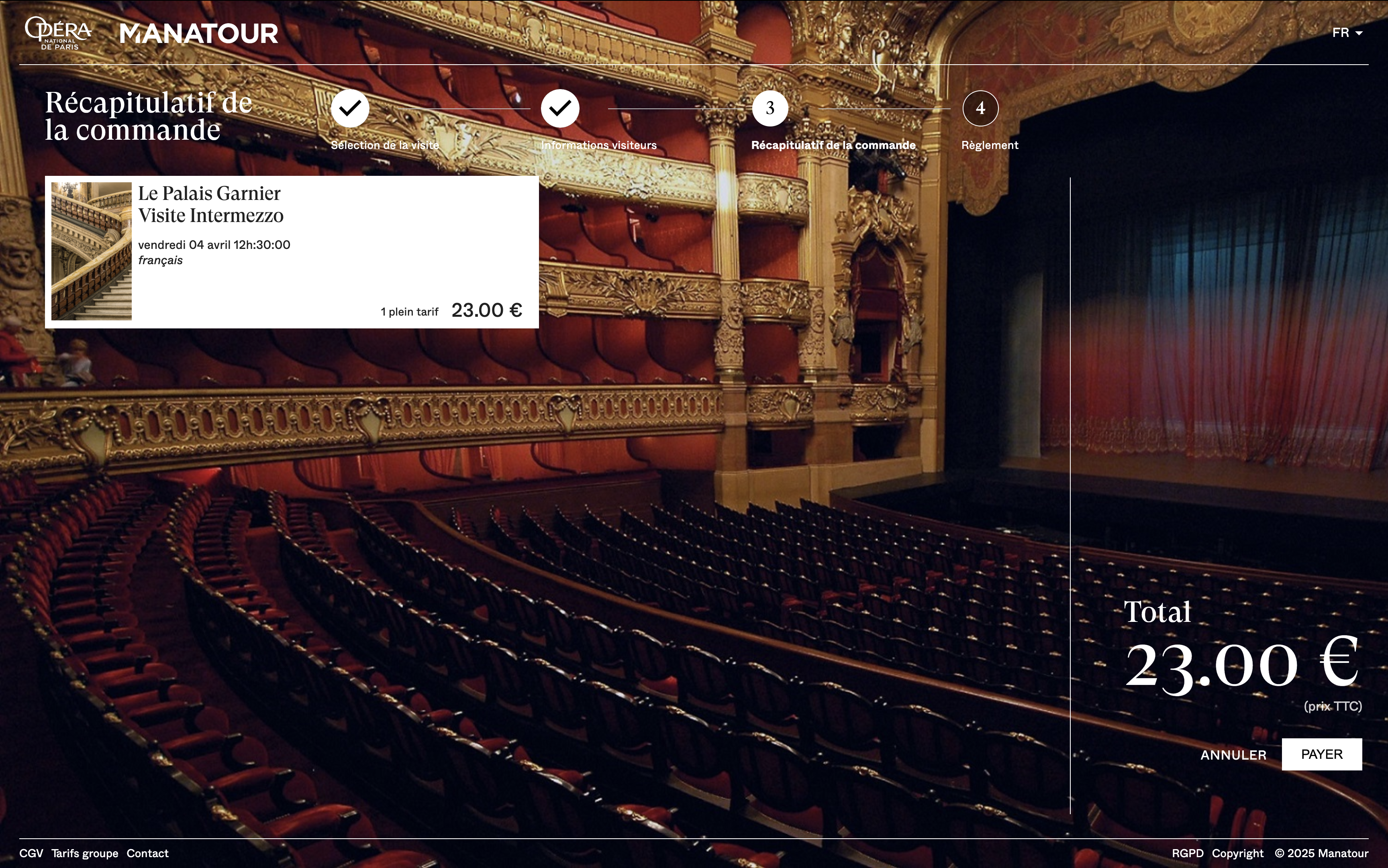 Manatour Opéra Garnier